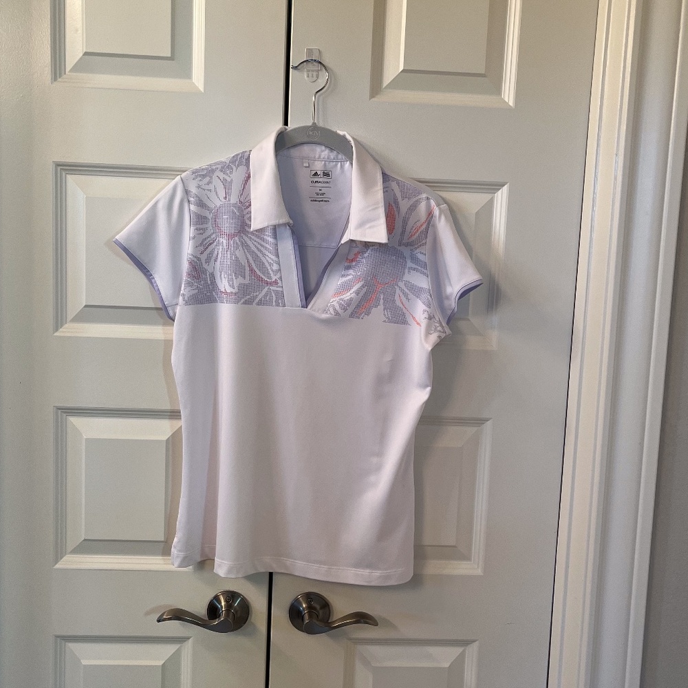 ADIDAS CLIMACOOL GOLF TOP   SZ MED